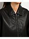 Stitch Fusion Distressed Black Bomber Jacket - Thumbnail image 3 of 7