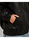 Stitch Fusion Distressed Black Bomber Jacket - Thumbnail image 4 of 7