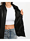 Stitch Fusion Distressed Black Bomber Jacket - Thumbnail image 5 of 7