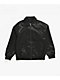 Stitch Fusion Distressed Black Bomber Jacket - Thumbnail image 6 of 7