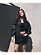 Stitch Fusion Distressed Black Bomber Jacket - Thumbnail image 9 of 9