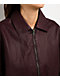 Stitch Fusion Distressed Burgandy Bomber Jacket - Thumbnail image 3 of 7