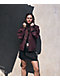 Stitch Fusion Distressed Burgandy Bomber Jacket - Thumbnail image 10 of 10
