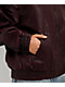 Stitch Fusion Distressed Burgandy Bomber Jacket - Thumbnail image 4 of 7