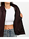 Stitch Fusion Distressed Burgandy Bomber Jacket - Thumbnail image 5 of 7
