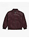 Stitch Fusion Distressed Burgandy Bomber Jacket - Thumbnail image 7 of 7