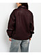 Stitch Fusion Distressed Burgandy Bomber Jacket - Thumbnail image 2 of 7