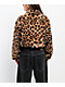 Stitch Fusion Leopard Faux Fur Zip Jacket - Thumbnail image 2 of 5
