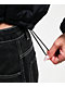 Stitch Fusion Stripe Black Crop Puffer Jacket - Thumbnail image 5 of 6