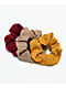 Stone + Locket Autumn 3 Pack Scrunchies 