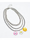 Stone + Locket Daisy 17" Chain Necklace - Thumbnail image 2 of 3