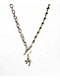 Stone + Locket Dicey 18" Silver Necklace - Thumbnail image 1 of 3