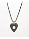 Stone + Locket Planchette Necklace - Thumbnail image 1 of 2