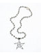 Stone + Locket Wavy Star 16" Silver Charm Necklace - Thumbnail image 2 of 3