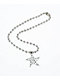 Stone + Locket Wavy Star 16" Silver Charm Necklace - Thumbnail image 3 of 3