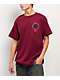 Stranger Things x Santa Cruz Hellfire Pit Maroon T-Shirt - Thumbnail image 2 of 2