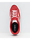 Straye Logan Flame zapatos de ante rojo para skate