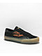 Straye Logan zapatos de skate negros, leopardo y goma