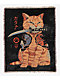 Strike Gently Cat Knife Blanket - Thumbnail image 1 of 2
