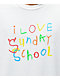 Sunday School I love camiseta blanca