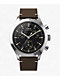 TIMEX Weekender New England Chronograph Black, Silver & Brown Analog Watch - Thumbnail image 1 of 7