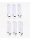 Tapout Flex Comfort 6 Pack White Crew Socks - Thumbnail image 1 of 2
