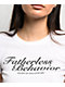 Tara Yummy Fatherless Behavior White Crop T-Shirt - Thumbnail image 2 of 3