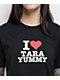 Tara Yummy I Love Tara Yummy Black T-Shirt - Thumbnail image 2 of 2