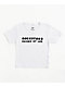 Tara Yummy Rockstars White Crop T-Shirt - Thumbnail image 4 of 4