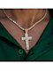 The Gold Gods Diamond Cross Gold Tennis Chain 22