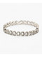 The Gold Gods Diamond Y Link 8mm White Gold Bracelet - Thumbnail image 1 of 2