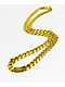 The Gold Gods Flat Edge Cuban Link 22" Gold Chain