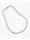 The Gold Gods Full Pearl 18" White Gold Chain Necklace - Thumbnail image 2 of 2