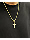 The Gold Gods Gold Flooded Cross Rope 20" Chain Necklace - Thumbnail image 5 of 5