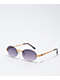The Gold Gods Helios Gradient Black Sunglasses - Thumbnail image 1 of 3