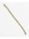 The Gold Gods Straight 8mm Gold Cuban Bracelet