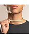 The Gold Gods Straight Diamond & Gold 8mm Cuban Chain Necklace - Thumbnail image 3 of 3