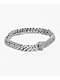 The Gold Gods Straight Diamond White Gold 8mm Cuban Link Bracelet - Thumbnail image 1 of 3