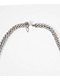 The Gold Gods Straight Edge 8mm 22" White Gold Diamond Cuban Link Choker Chain Necklace - Thumbnail image 3 of 5