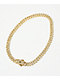 The Gold Gods Straight Edge Diamond & Gold Cuban Chain Necklace - Thumbnail image 2 of 2