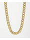 The Gold Gods Straight Edge Diamond & Gold Cuban Chain Necklace - Thumbnail image 1 of 2
