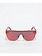 The Gold Gods The Cronos Black & Red Flash Sunglasses
