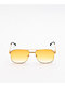 The Gold Gods The Hades Orange & Gold Sunglasses
