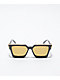 The Gold Gods The Virgils lentes de sol Flash negro y dorado