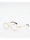 The Gold Gods The Zelus Gold & Crystal Multi Flash Sunglasses - Thumbnail image 1 of 2