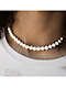 The Gold Gods collar de cadena de oro y perlas de 18