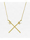 The Gold Gods x Attack On Titan Crossing Swords Yellow Gold Chain Necklace - Thumbnail image 1 of 5