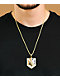 The Gold Gods x Attack On Titan Wall Maria Yellow Gold Chain Necklace - Thumbnail image 2 of 4