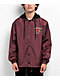 The High & Mighty In Bloom Burgundy Hooded Coach Jacket - Thumbnail image 2 of 3