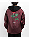 The High & Mighty In Bloom Burgundy Hooded Coach Jacket - Thumbnail image 1 of 3